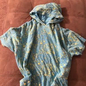Boys hooded stylish shirt size large